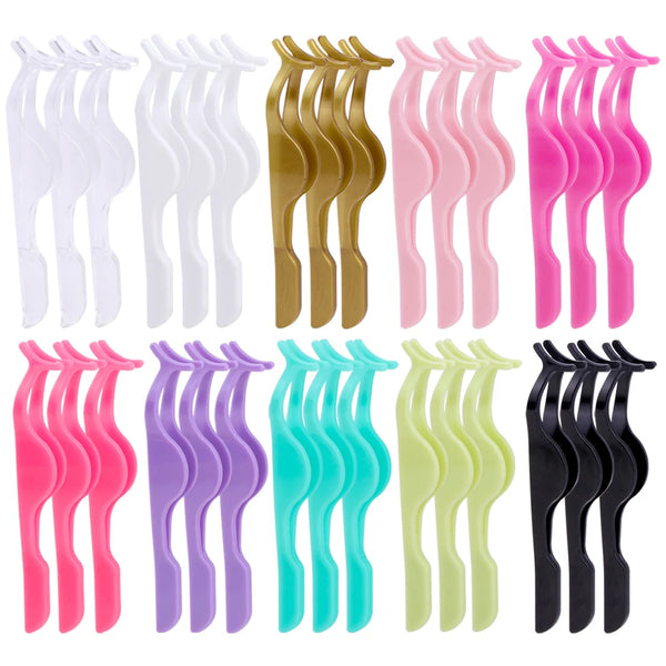 30/50Pcs Plastic False Eyelash Tweezers - Bulk Eyelash Tweezers