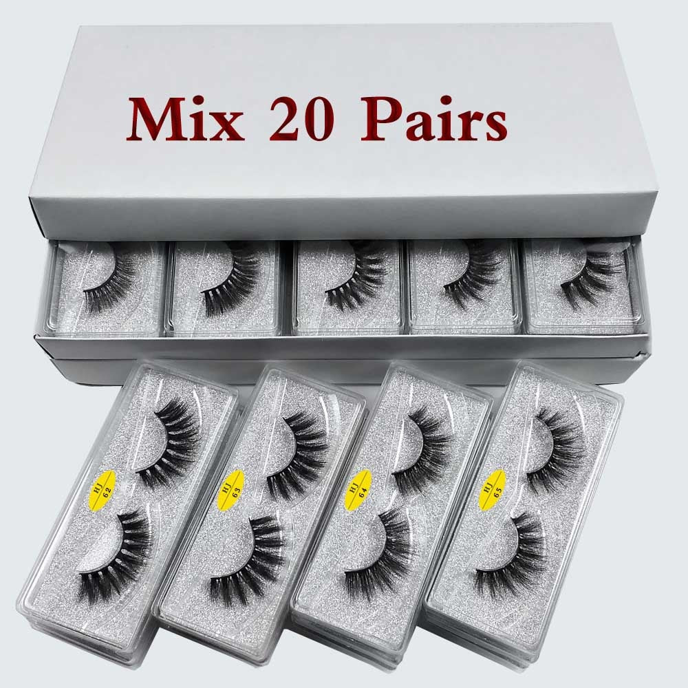 Natural 3D Faux Mink Eyelashes Wholesale Custom Boxes Items In Bulk Fo –  Didolines