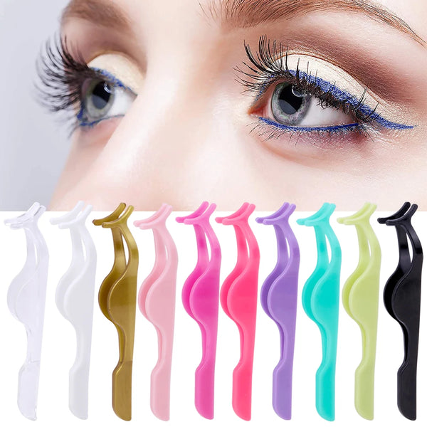 30/50Pcs Plastic False Eyelash Tweezers - Bulk Eyelash Tweezers