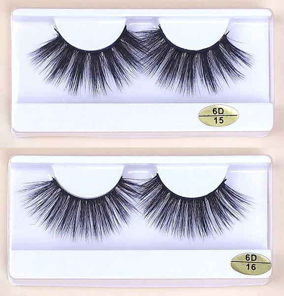 10/20/30/50/100 pcs 25mm Bulk Wholesale Long Eyelashes