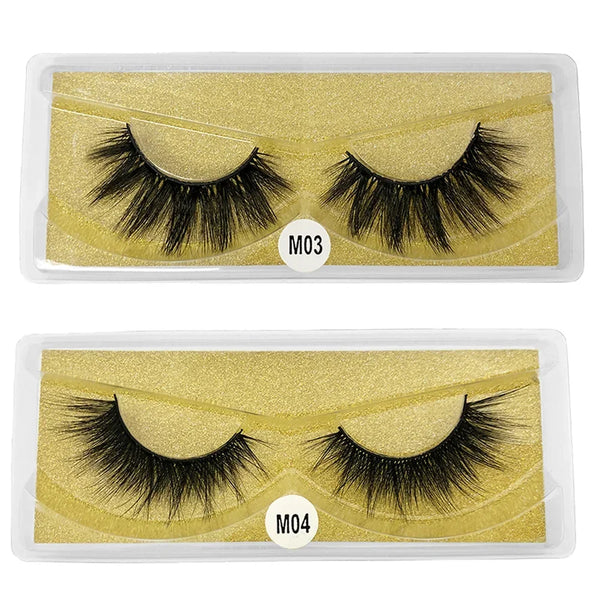 30 Pairs 3D Faux Mink Lashes - Wholesale Bulk Faux Mink Eyelashes