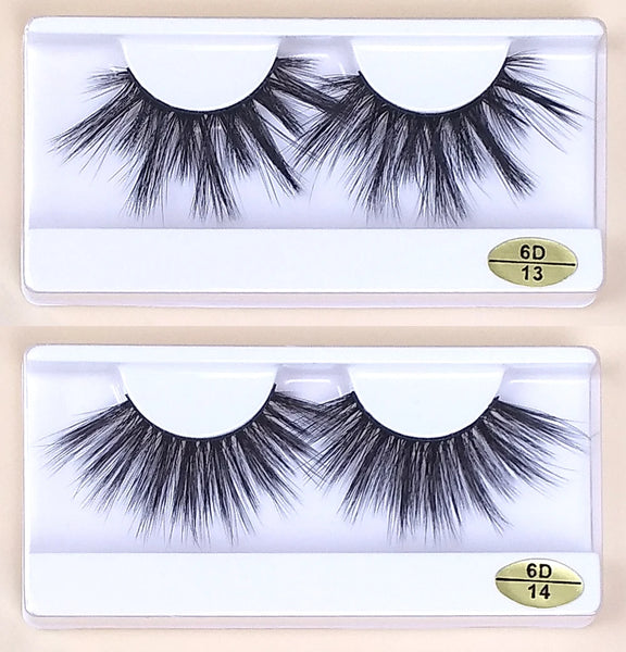 10/20/30/50/100 pcs 25mm Bulk Wholesale Long Eyelashes